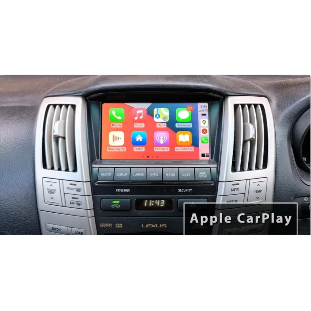 Lexus RX 350 / 400 Wireless CarPlay/Android Auto Interface & Camera In