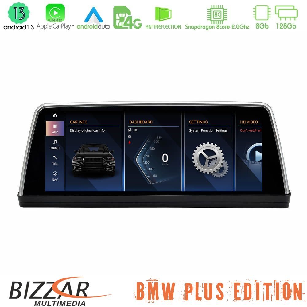Bizzar Plus Edition BMW 5er E60 (CCC) Android13 8Core (8+128GB) Navigation Multimedia 10.25" HD Anti-reflection
