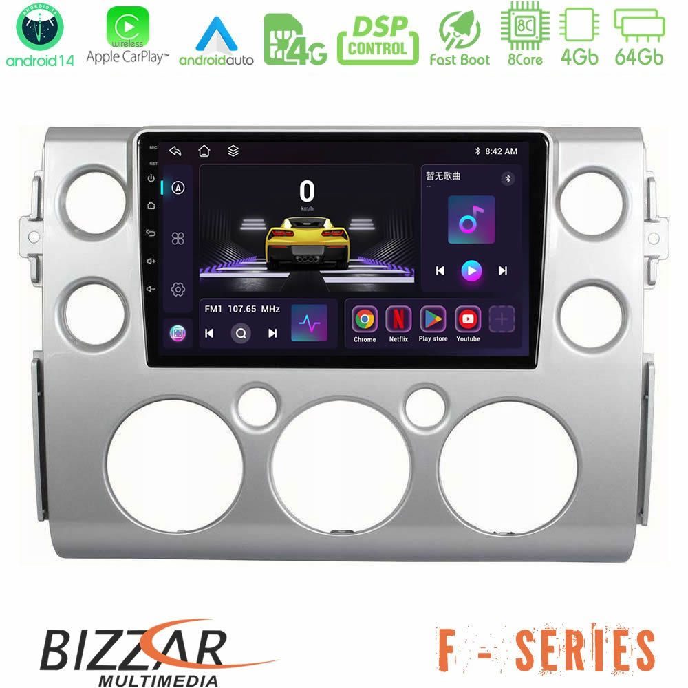 Bizzar F Series 8Core Android14 4+64GB Toyota FJ 2007-2014 Navigation Multimedia Tablet 9" Με Carplay & Android Auto