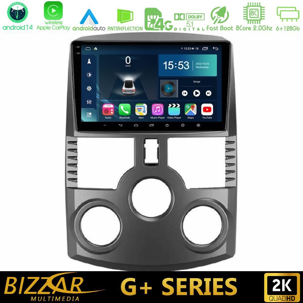 Bizzar G+ Series Daihatsu Terios 8core Android14 6+128GB Navigation Multimedia Tablet 9"