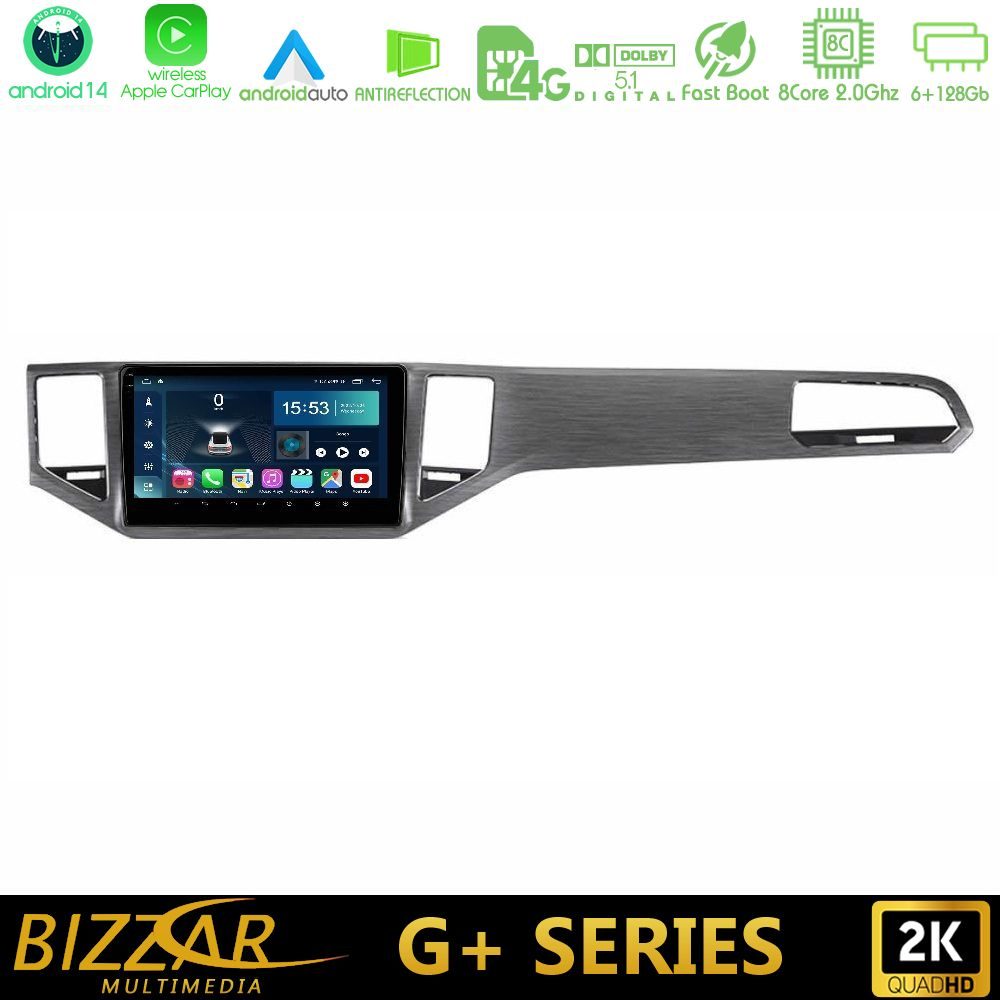 Bizzar G+ Series VW Sportsvan 2014-2020 8core Android14 6+128GB Navigation Multimedia Tablet 9"