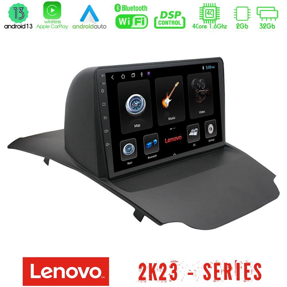 Lenovo Car Pad Ford Ecosport 2014-2017 4Core Android 13 2+32GB Navigation Multimedia Tablet 10"