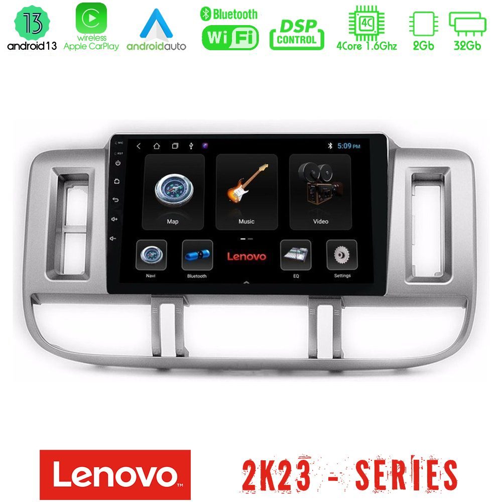 Lenovo Car Pad Nissan X-Trail (T30) 2000-2003 4Core Android 13 2+32GB Navigation Multimedia 9"