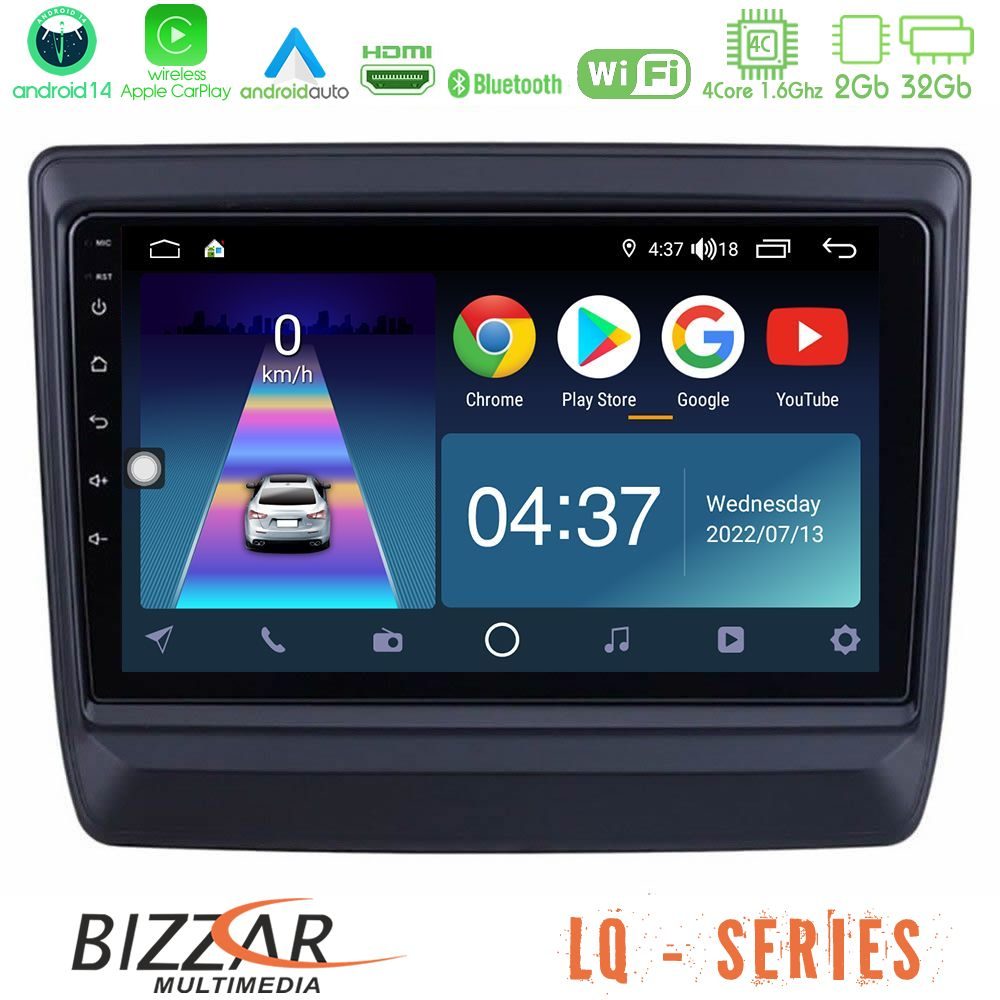 Bizzar LQ Series 4Core Android14 2+32GB Isuzu D-MAX 2020-2023 Navigation Multimedia Tablet 9" Με Carplay & Android Auto Bizzar LQ Series 4Core Android14 2+32GB Isuzu D-MAX 2020-2023 Navigation Multimedia Tablet 9" Με Carplay & Android Auto