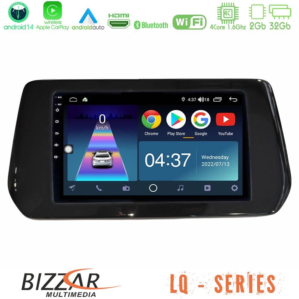 Bizzar LQ Series 4Core Android14 2+32GB Suzuki Swift 2024-> Navigation Multimedia Tablet 9" Με Carplay & Android Auto