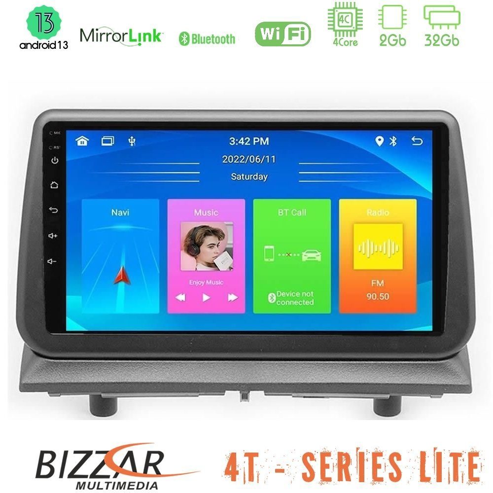 Bizzar 4T Series Dodge Nitro 2007-2011 4Core Android13 2+32GB Navigation Multimedia Tablet 9"