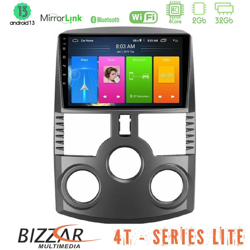 Bizzar 4T Series Daihatsu Terios 4Core Android13 2+32GB Navigation Multimedia Tablet 9"