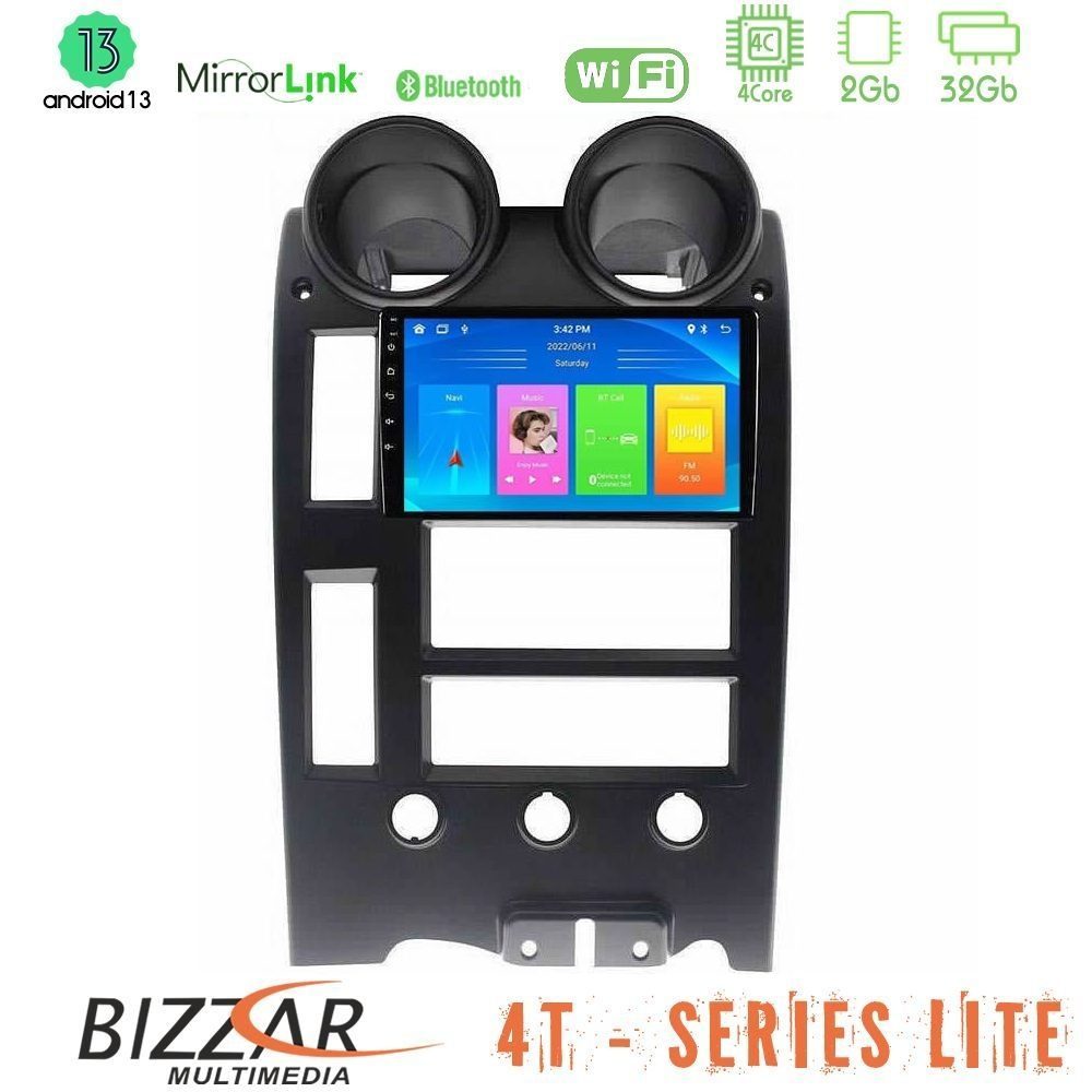 Bizzar 4T Series Hummer H2 2002-2007 4Core Android13 2+32GB Navigation Multimedia Tablet 9"