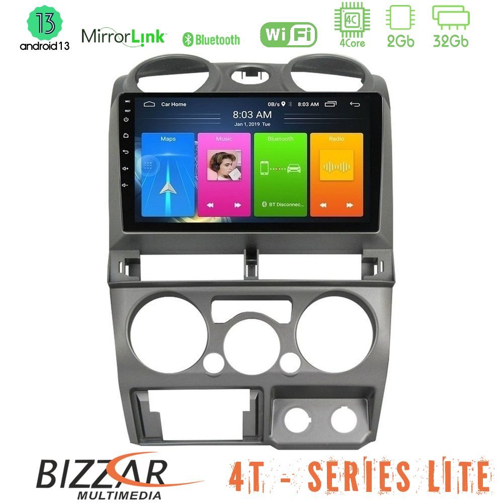 Bizzar 4T Series Isuzu D-Max 2007-2011 4Core Android13 2+32GB Navigation Multimedia Tablet 9"