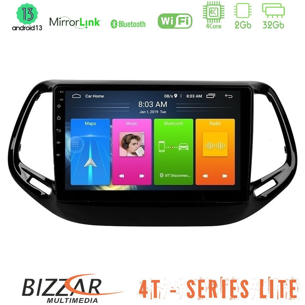 Bizzar 4T Series Jeep Compass 2017> 4Core Android13 2+32GB Navigation Multimedia Tablet 10" Bizzar 4T Series Jeep Compass 2017> 4Core Android13 2+32GB Navigation Multimedia Tablet 10"