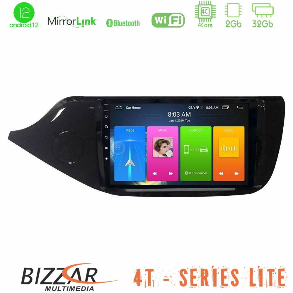Bizzar 4T Series Kia Ceed 2013-2017 4core Android13 2+32GB Navigation Multimedia Tablet 9"