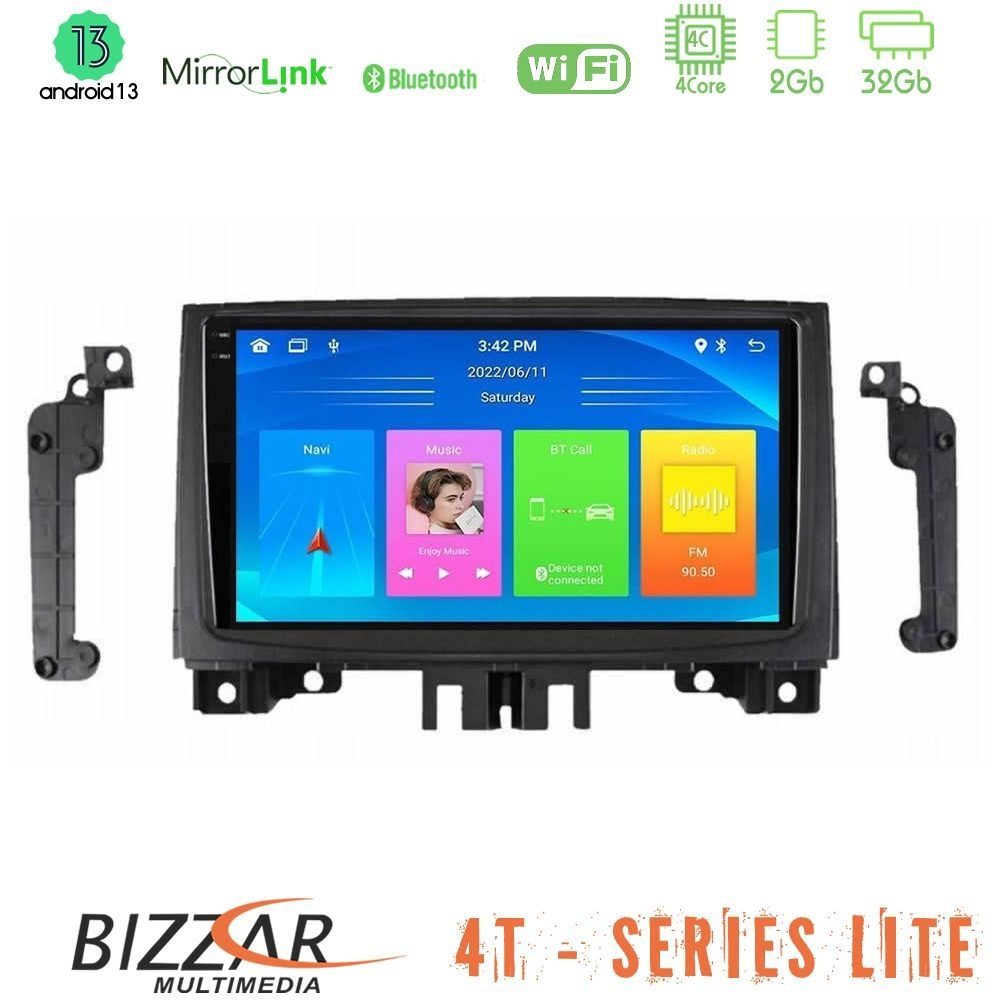 Bizzar 4T Series Mercedes Sprinter/VW Crafter 2006-2018 4Core Android13 2+32GB Navigation Multimedia Tablet 9"