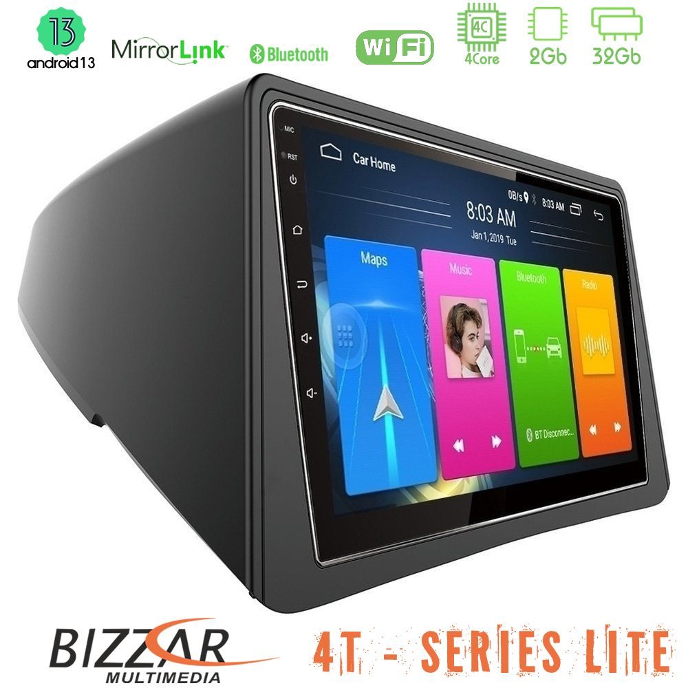 Bizzar 4T Series Opel Mokka 4Core Android13 2+32GB Navigation Multimedia Tablet 9"