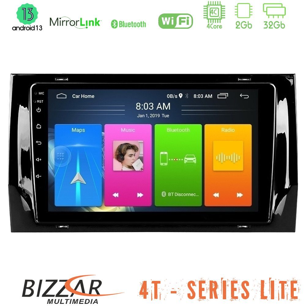 Bizzar 4T Series Skoda Kodiaq/Karoq 2017-> 4Core Android13 2+32GB Navigation Multimedia Tablet 10"