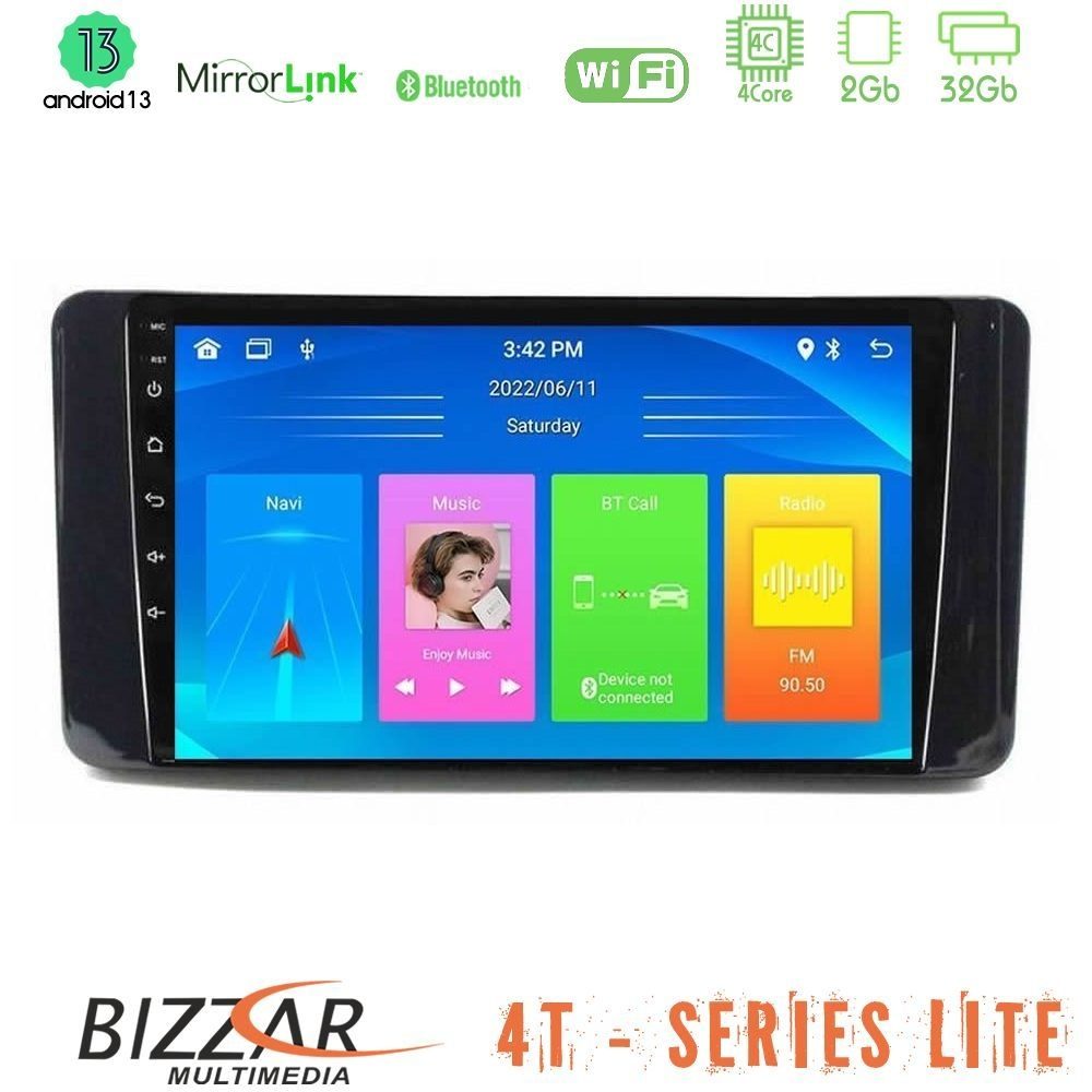 Bizzar 4T Series Skoda Kamiq 2019-2022 4Core Android13 2+32GB Navigation Multimedia Tablet 9"