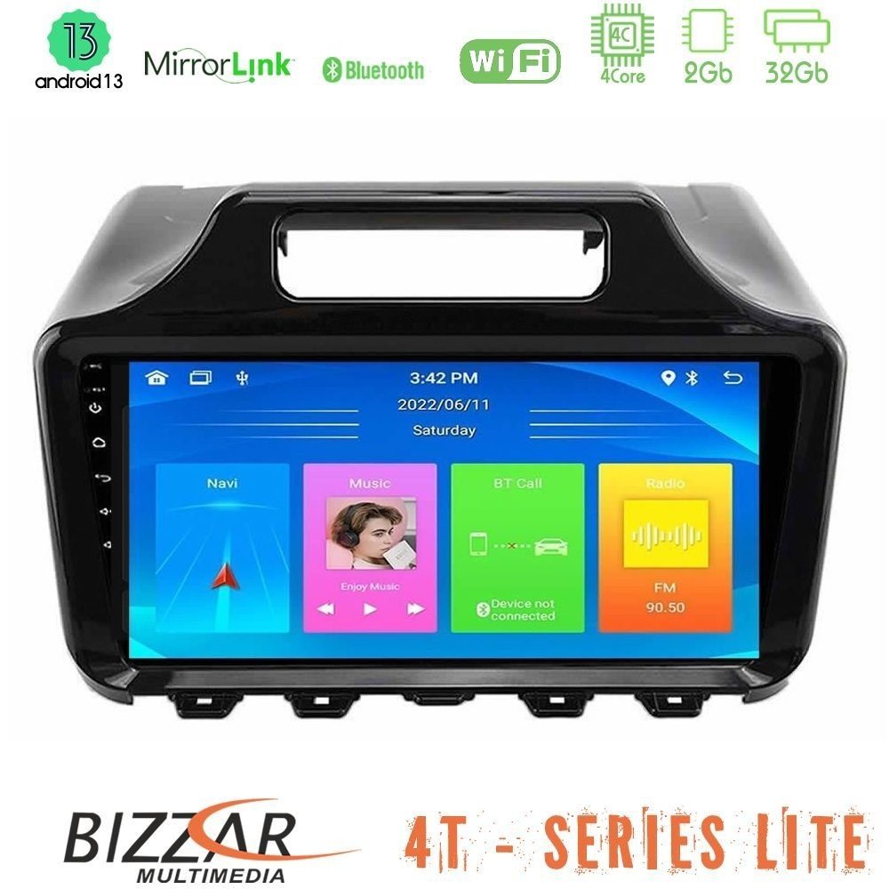 Bizzar 4T Series Toyota iQ 2008 – 2015 4Core Android13 2+32GB Navigation Multimedia Tablet 9"