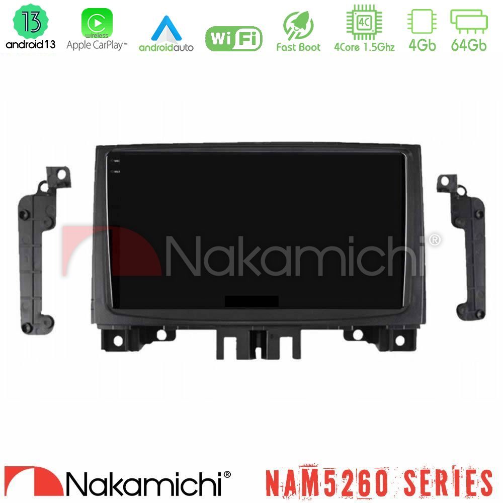 Nakamichi NAM5260 Series Mercedes Sprinter/VW Crafter 2006-2018 4Core Android13 4+64GB Navigation Multimedia Tablet 9" Με Carplay & Android Auto