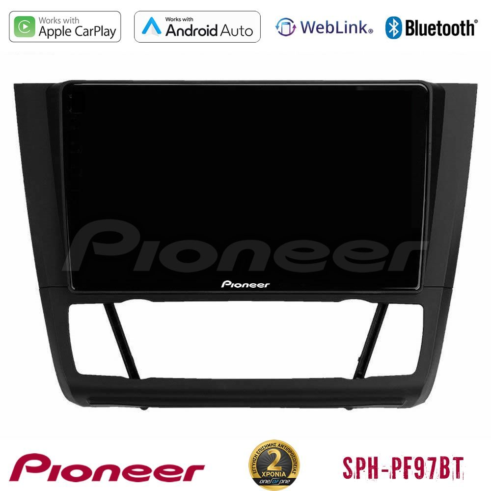 Pioneer SPH-PF97BT Series BMW 1Series E81/E82/E87/E88 (AUTO A/C) Multimedia Station 9" (Tablet Style) Με Carplay & Android Auto