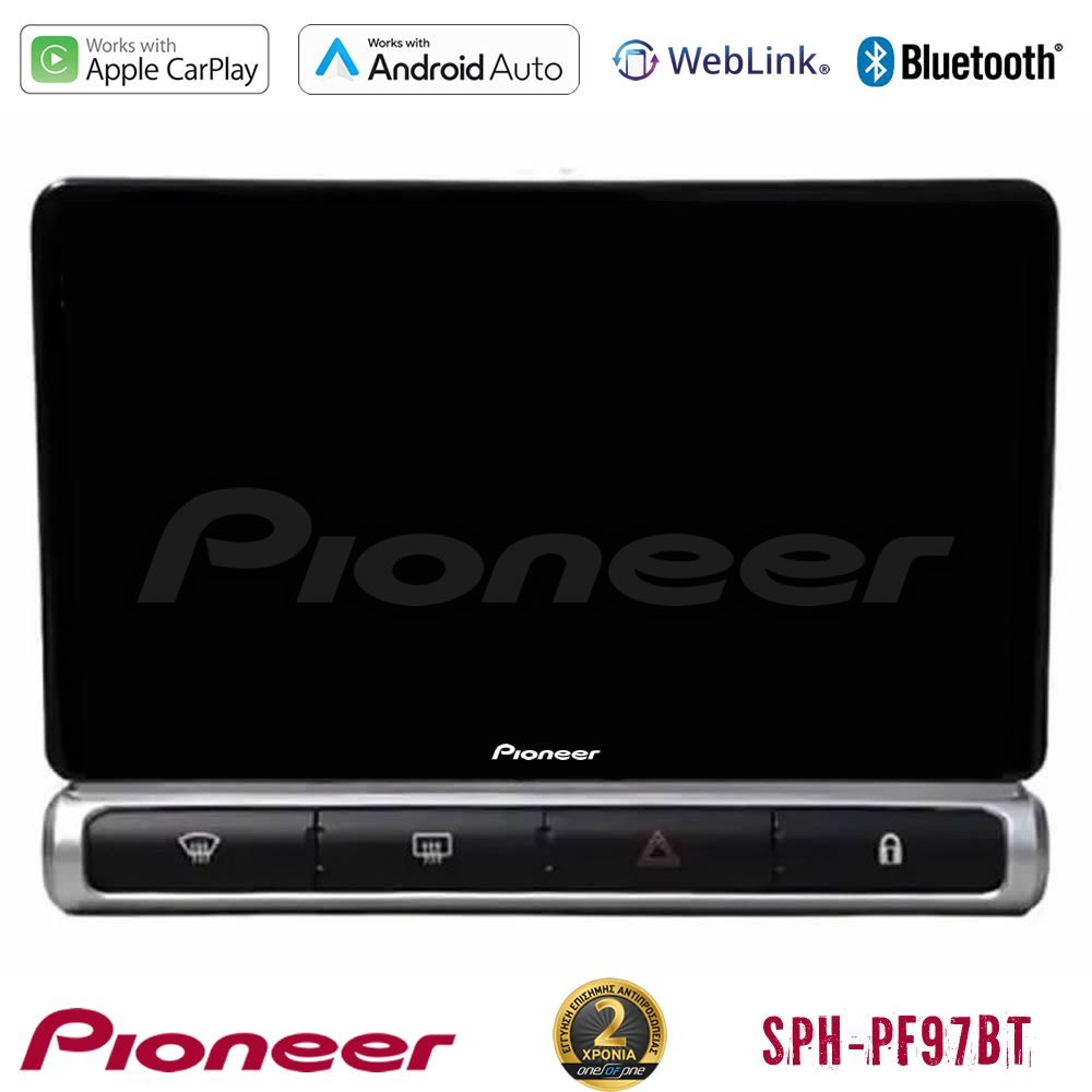 Pioneer SPH-PF97BT Series Citroen C3 2016-> Multimedia Station 9" (Tablet Style) Με Carplay & Android Auto Pioneer SPH-PF97BT Series Citroen C3 2016-> Multimedia Station 9" (Tablet Style) Με Carplay & Android Auto