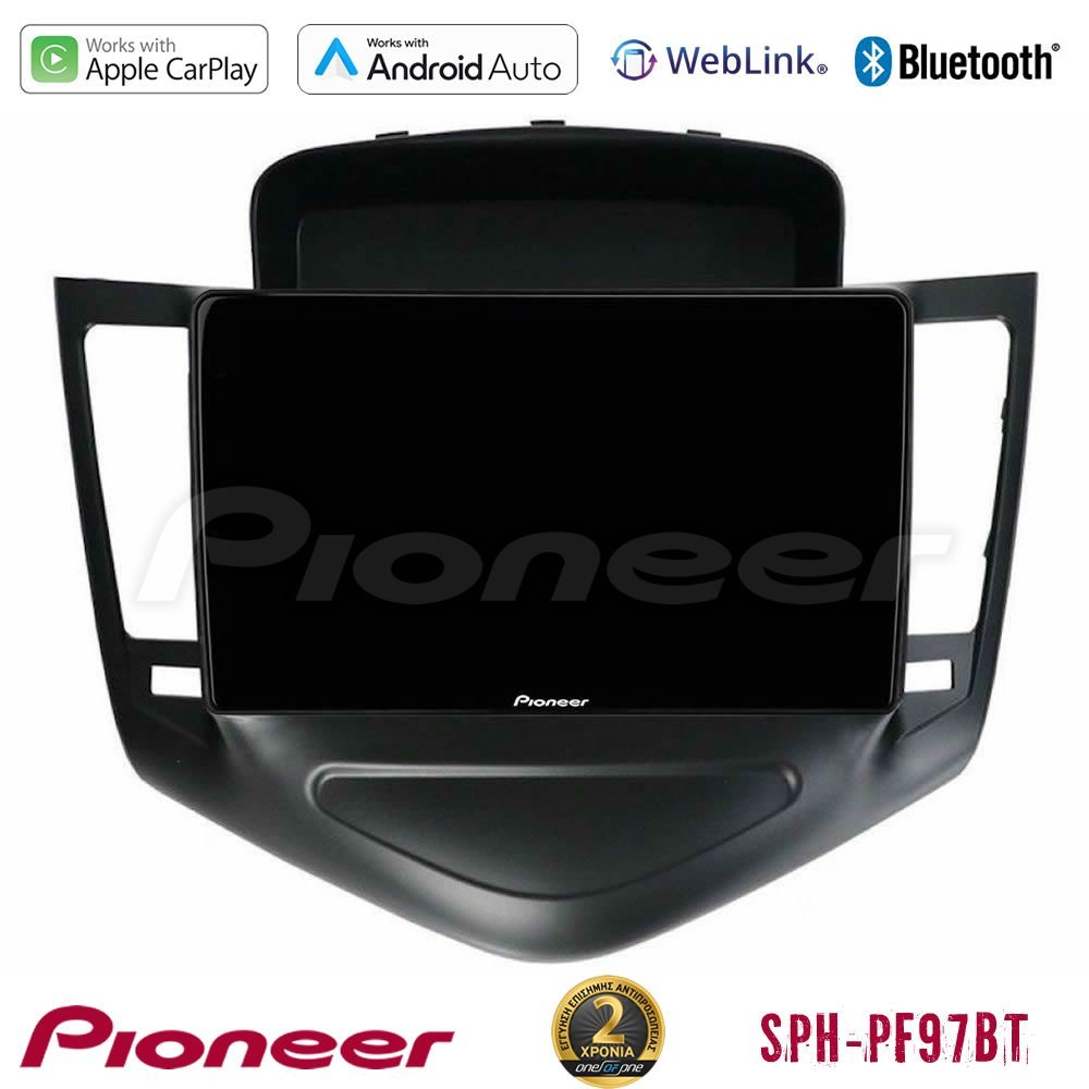 Pioneer SPH-PF97BT Series Chevrolet Cruze 2009-2012 Multimedia Station 9" (Tablet Style) Με Carplay & Android Auto (Μαύρο)