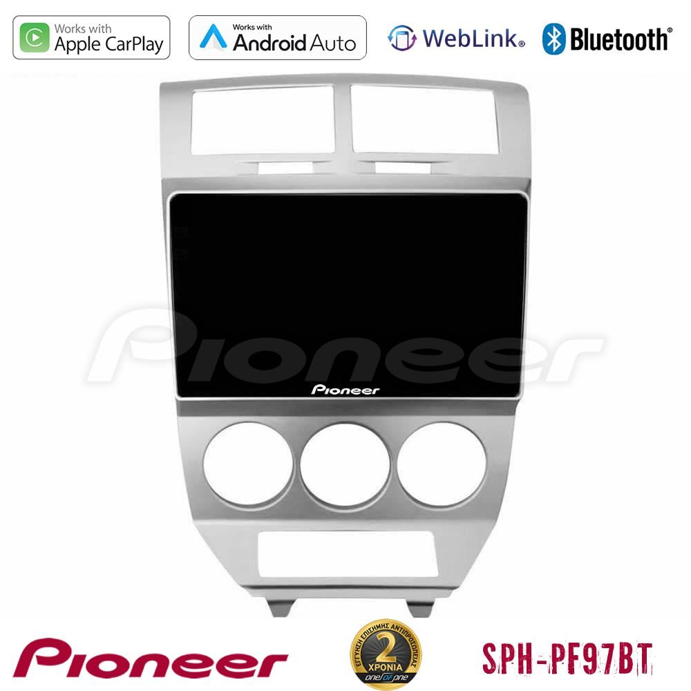 Pioneer SPH-PF97BT Series Dodge Caliber 2006-2011 Multimedia Station 9" (Tablet Style) Με Carplay & Android Auto
