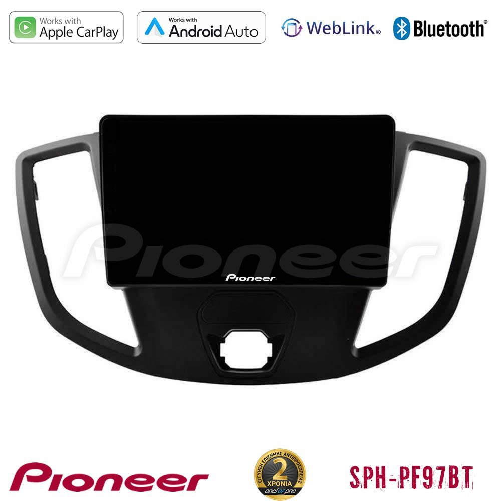 Pioneer SPH-PF97BT Series Ford Transit 2014-> Multimedia Station 9" (Tablet Style) Με Carplay & Android Auto