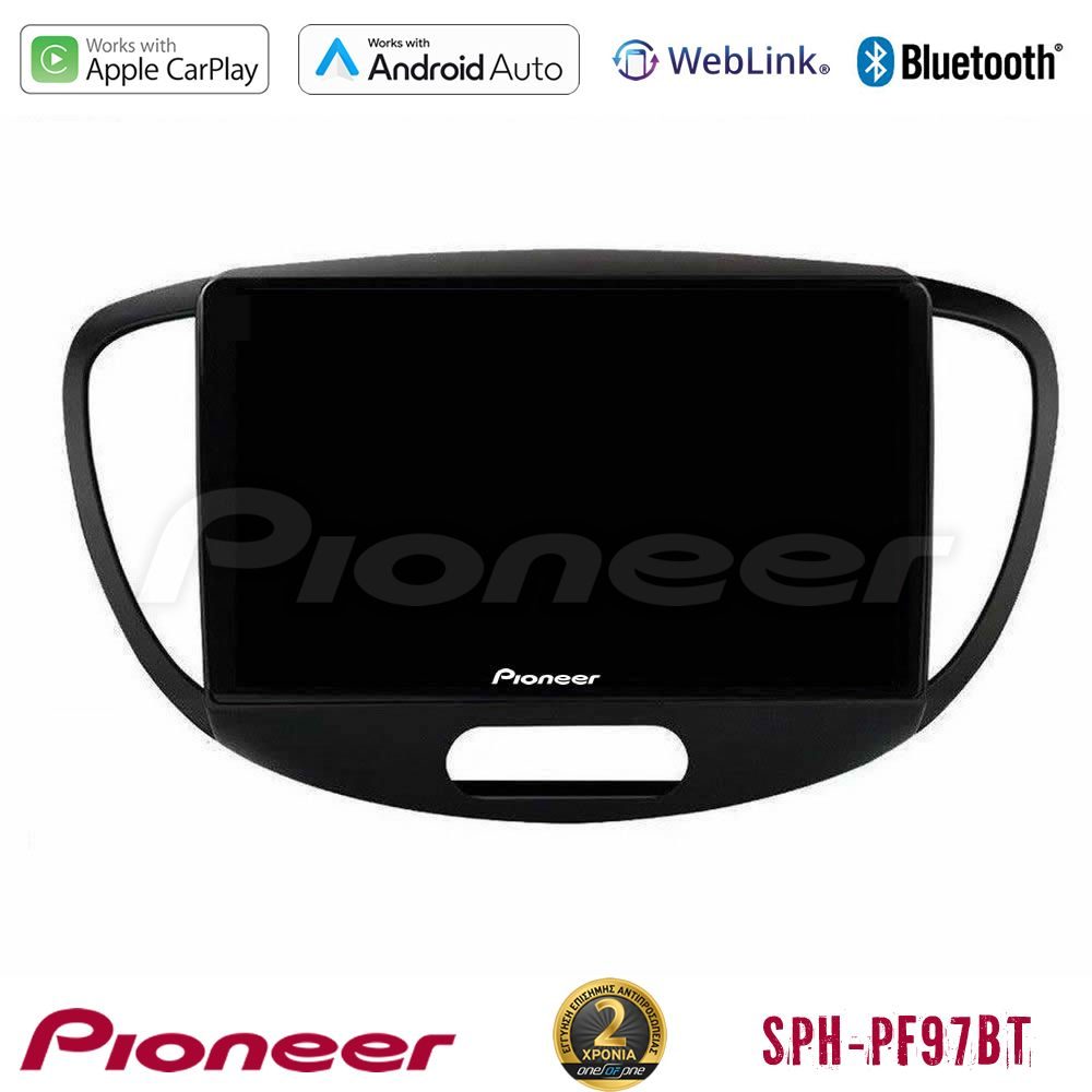 Pioneer SPH-PF97BT Series Hyundai i10 2008-2014 Multimedia Station 9" (Tablet Style) Με Carplay & Android Auto