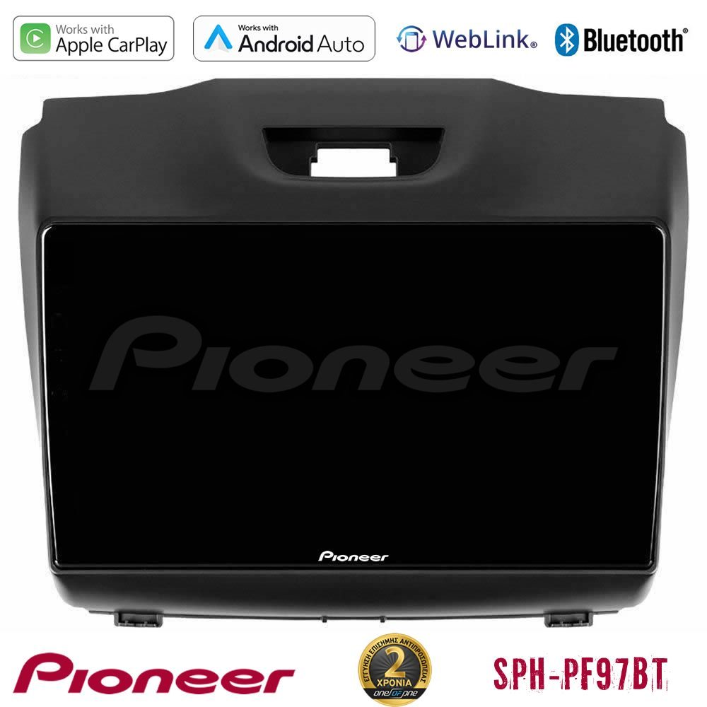 Pioneer SPH-PF97BT Series Isuzu D-MAX 2012-2019 Multimedia Station 9" (Tablet Style) Με Carplay & Android Auto