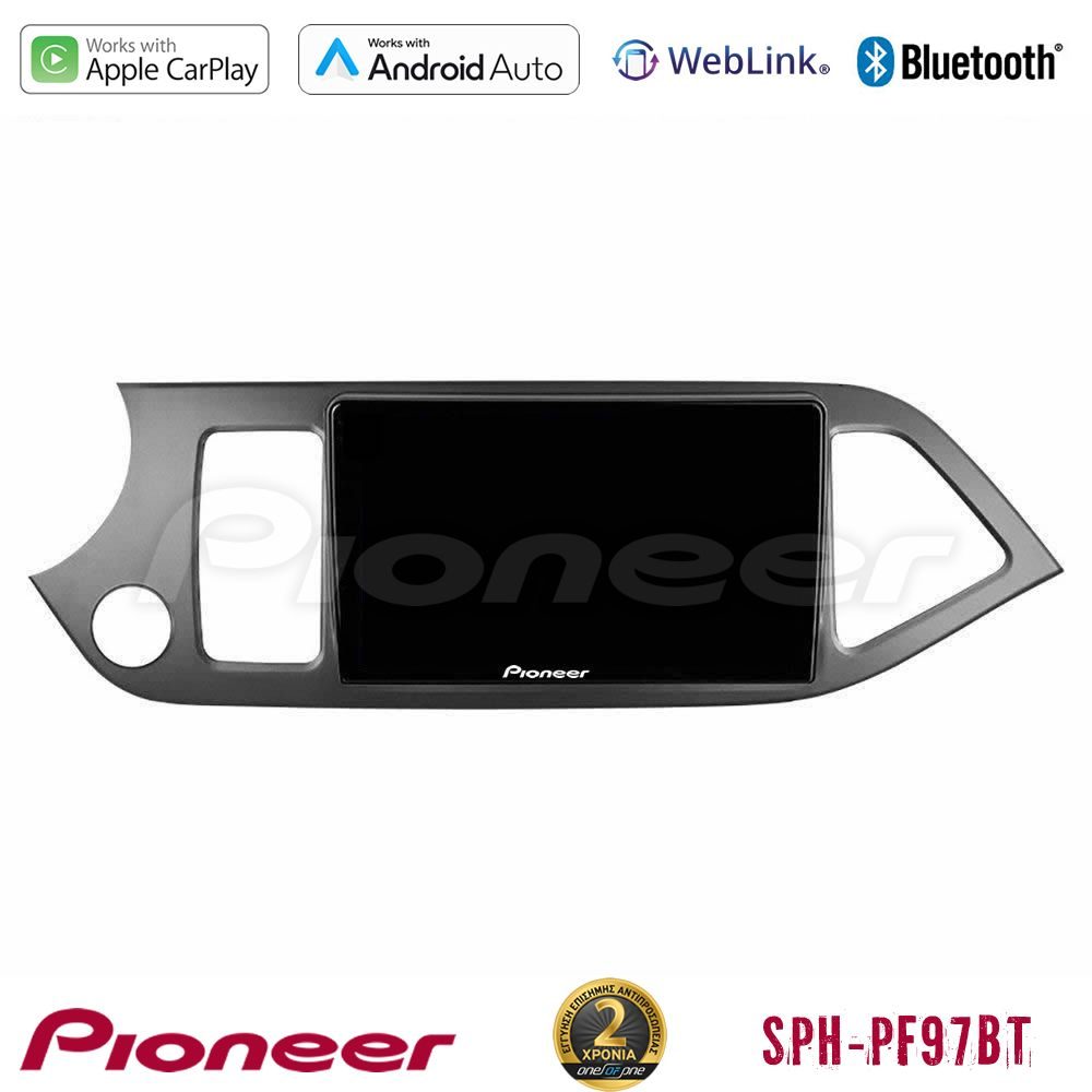 Pioneer SPH-PF97BT Series Kia Picanto Multimedia Station 9" (Tablet Style) Με Carplay & Android Auto