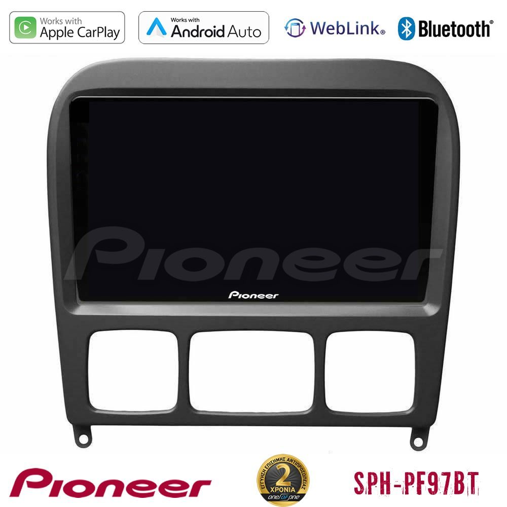 Pioneer SPH-PF97BT Series Mercedes S Class 1999-2004 (W220) Multimedia Station 9" (Tablet Style) Με Carplay & Android Auto
