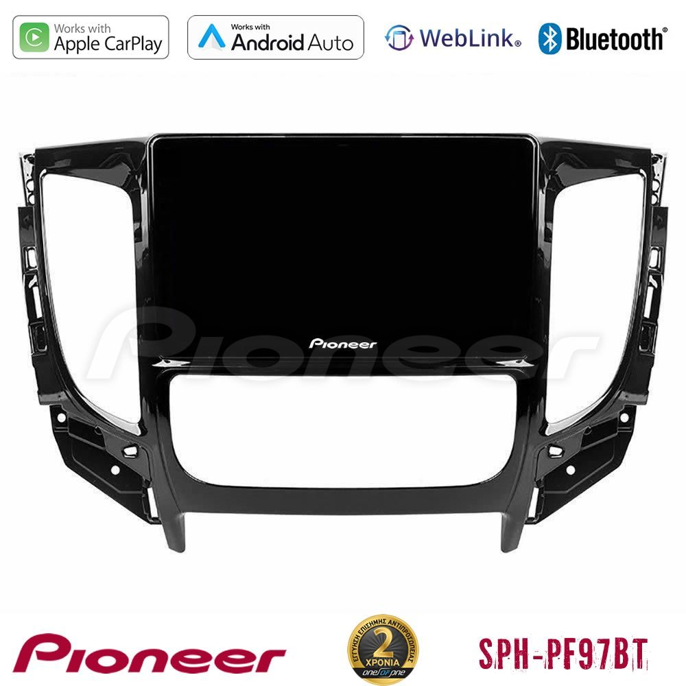 Pioneer SPH-PF97BT Series Mitsubishi L200 2016-> & Fiat Fullback (Auto A/C) Multimedia Station 9" (Tablet Style) Με Carplay & Android Auto
