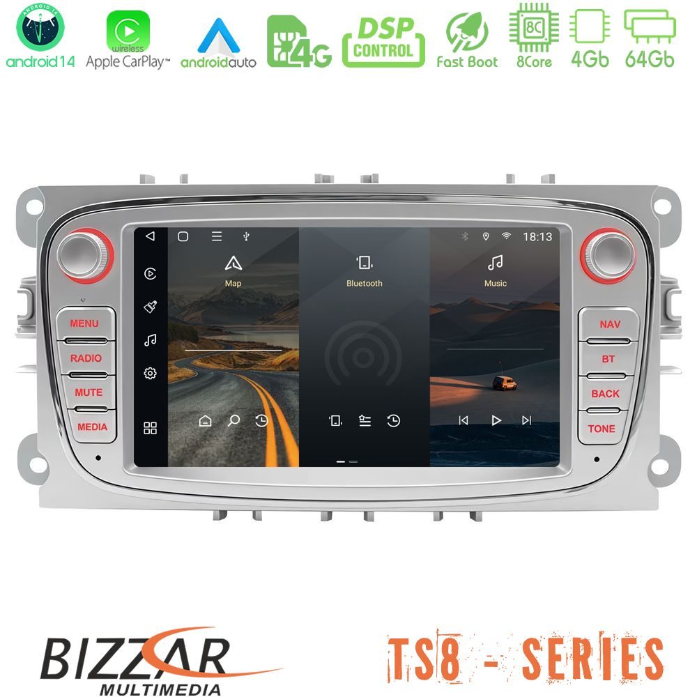 Bizzar Ford Universal 8core Android14 4+64GB Navigation Multimedia Deckless 7" με Carplay/AndroidAuto (OEM Style) Bizzar Ford Universal 8core Android14 4+64GB Navigation Multimedia Deckless 7" με Carplay/AndroidAuto (OEM Style)