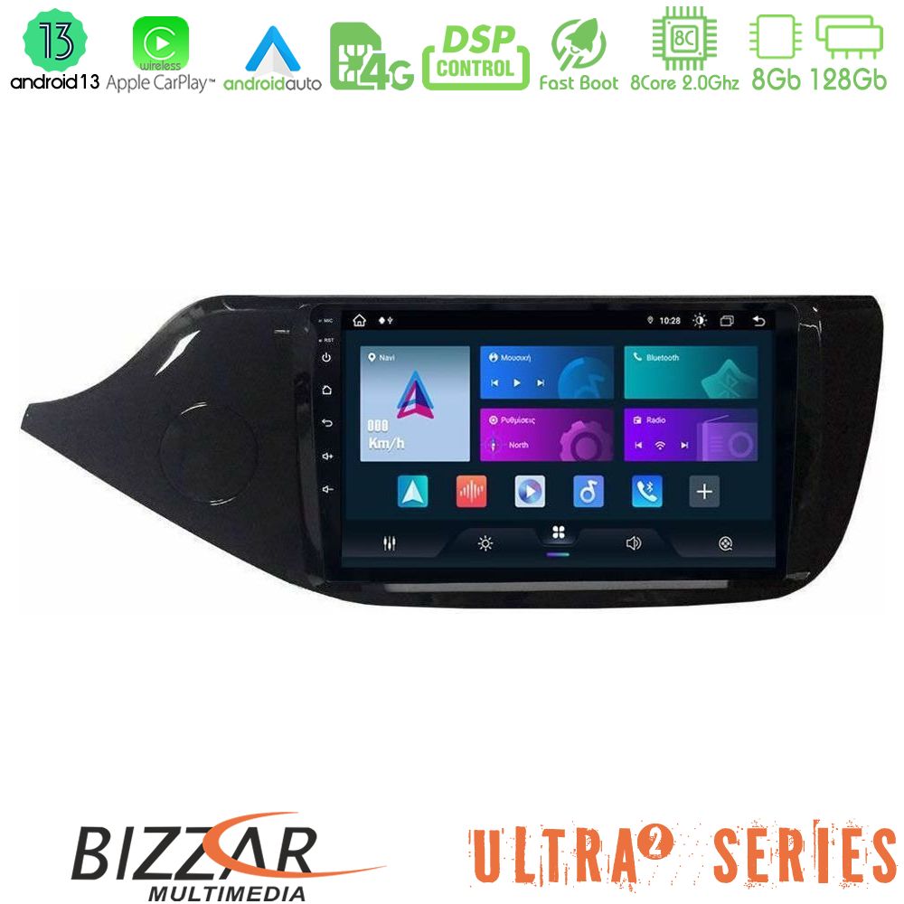 Bizzar Ultra Series Kia Ceed 2013-2017 8Core Android13 8+128GB Navigation Multimedia Tablet 9"