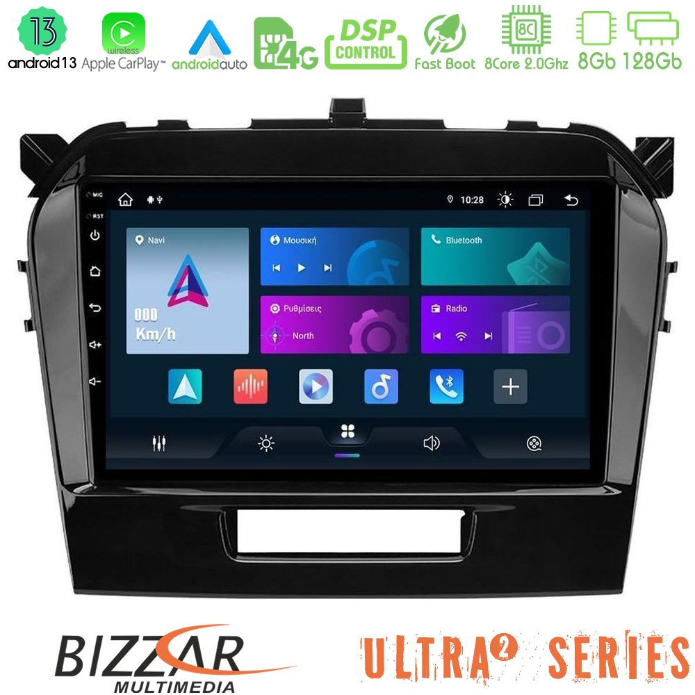 Bizzar Ultra Series Suzuki Vitara 2015-2024 8core Android13 8+128GB Navigation Multimedia Tablet 9" Bizzar Ultra Series Suzuki Vitara 2015-2024 8core Android13 8+128GB Navigation Multimedia Tablet 9"