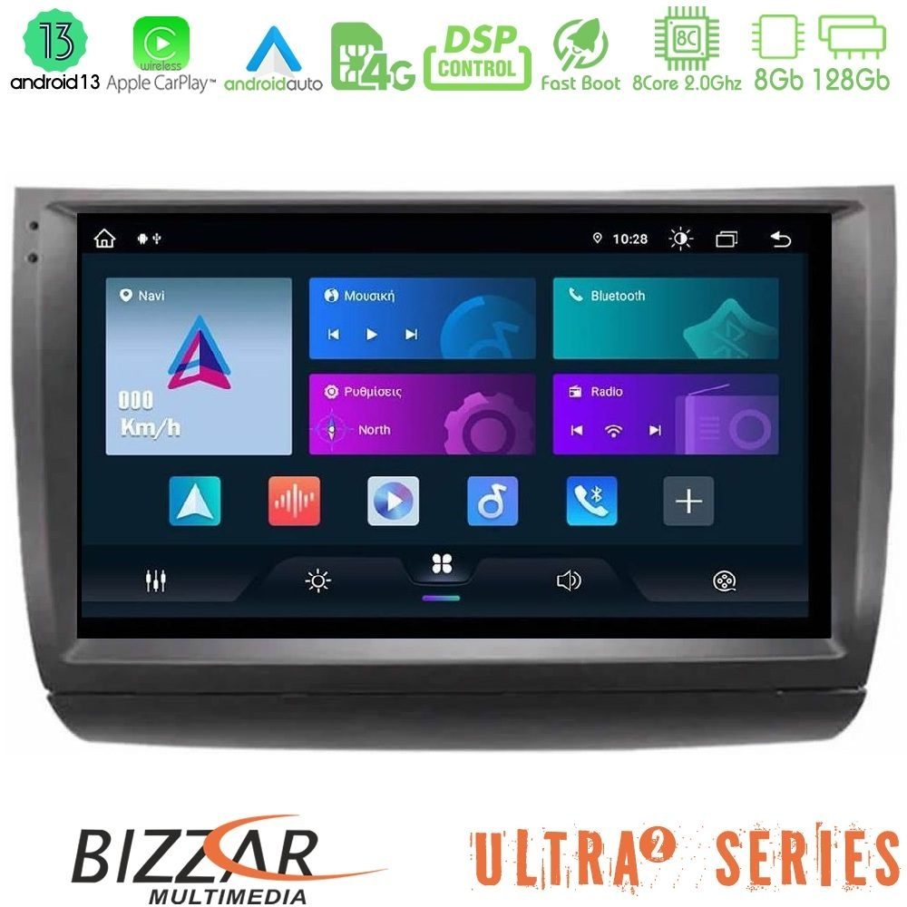 Bizzar Ultra Series Toyota Prius 2004-2009 8core Android13 8+128GB Navigation Multimedia Tablet 9"