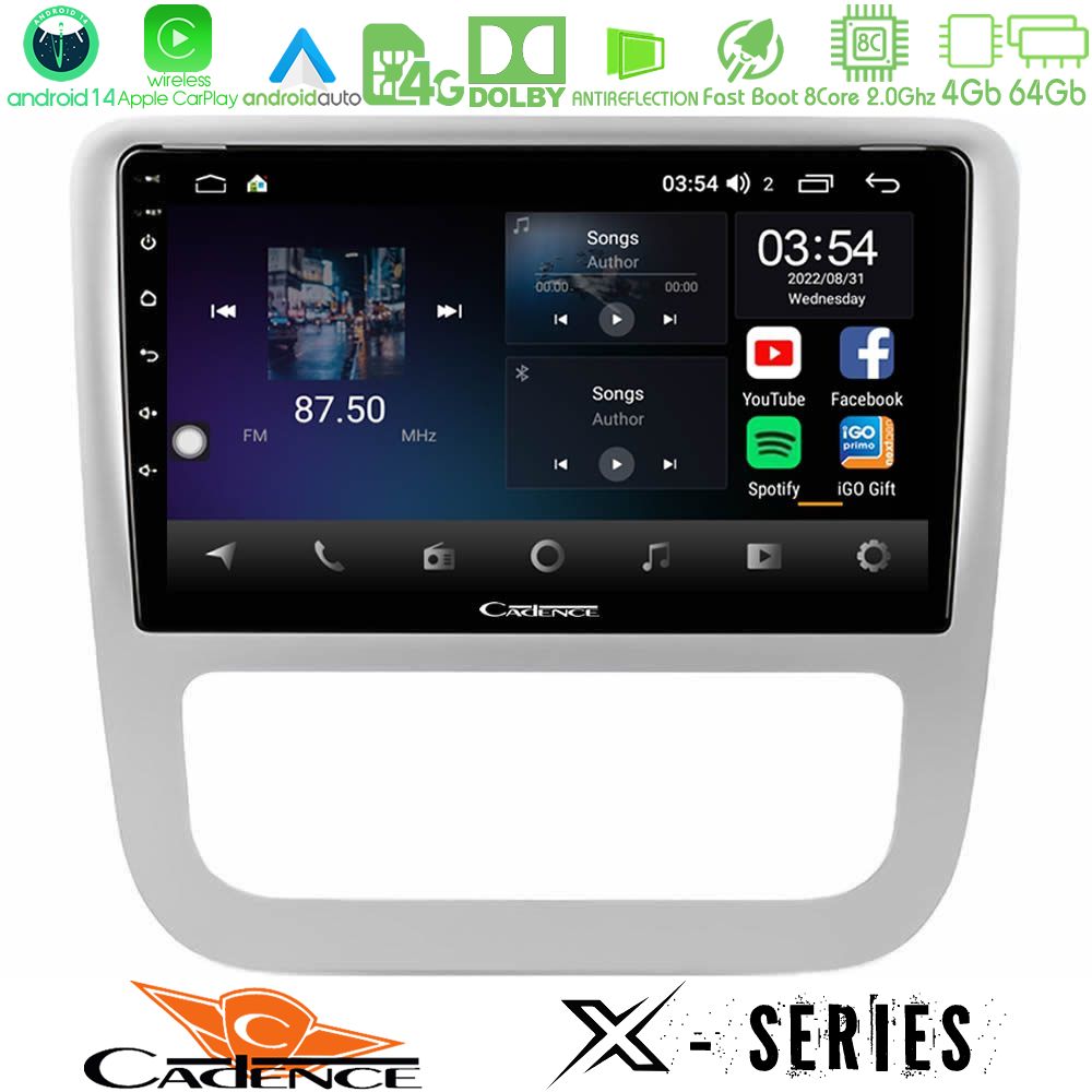 Cadence X Series VW Scirocco / Eos 8Core Android 14 4+64GB Navigation Multimedia Tablet 9" Cadence X Series VW Scirocco / Eos 8Core Android 14 4+64GB Navigation Multimedia Tablet 9"