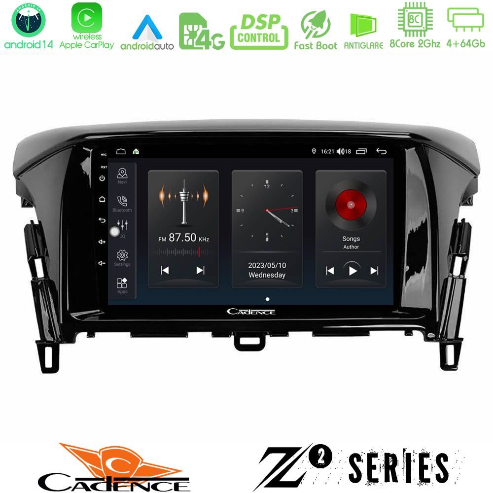 Cadence Z2 Series 8Core Android14 4+64GB Mitsubishi Eclipse Cross Navigation Multimedia Tablet 9" Με Carplay & Android Auto Cadence Z2 Series 8Core Android14 4+64GB Mitsubishi Eclipse Cross Navigation Multimedia Tablet 9" Με Carplay & Android Auto
