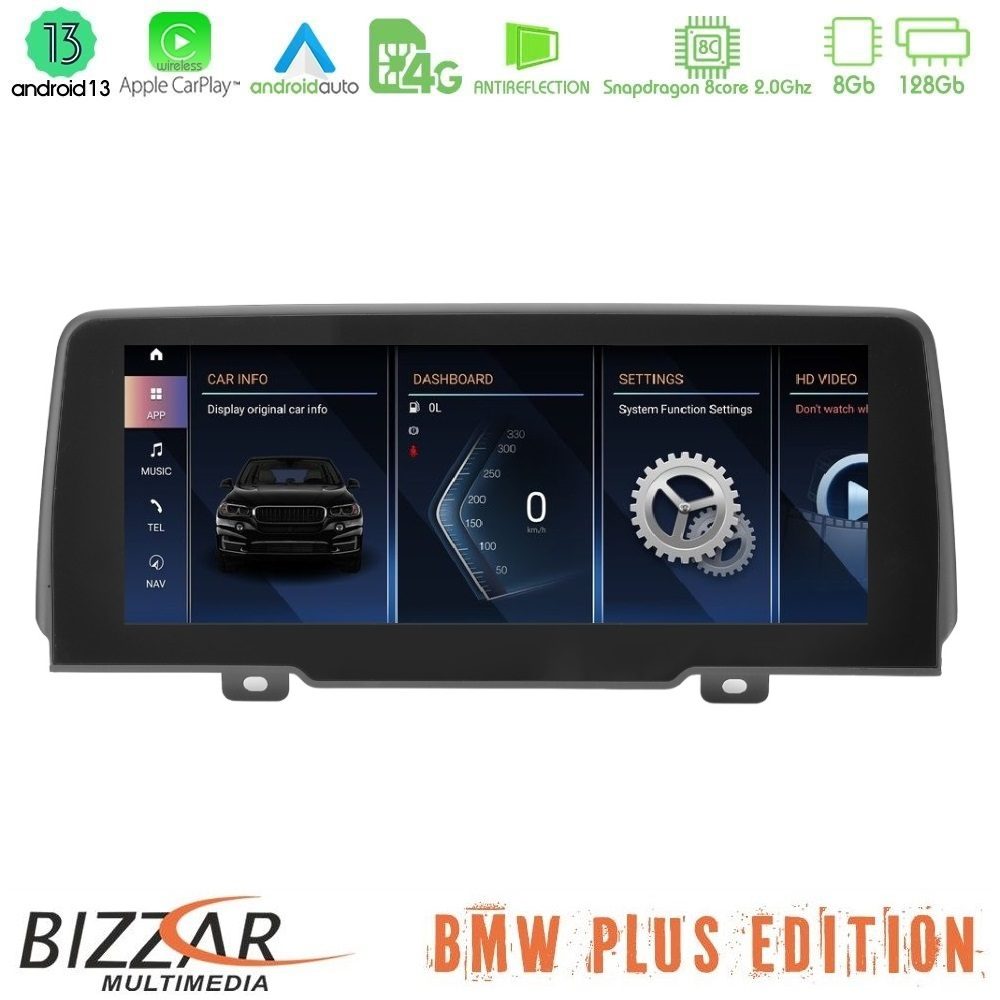 Bizzar Plus Edition BMW X3 G01 Android13 8Core (8+128GB) Navigation Multimedia 10.25" HD Anti-reflection