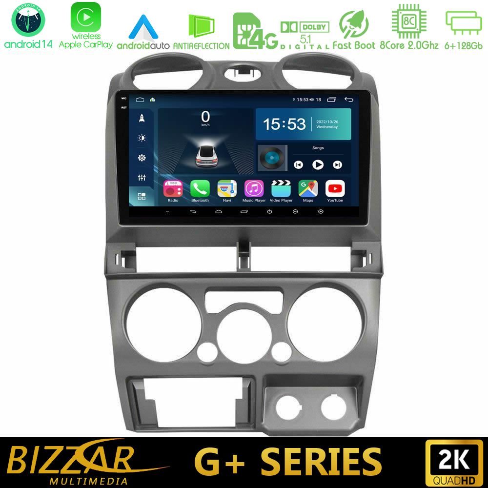 Bizzar G+ Series Isuzu D-Max 2007-2011 8core Android14 6+128GB Navigation Multimedia Tablet 9"
