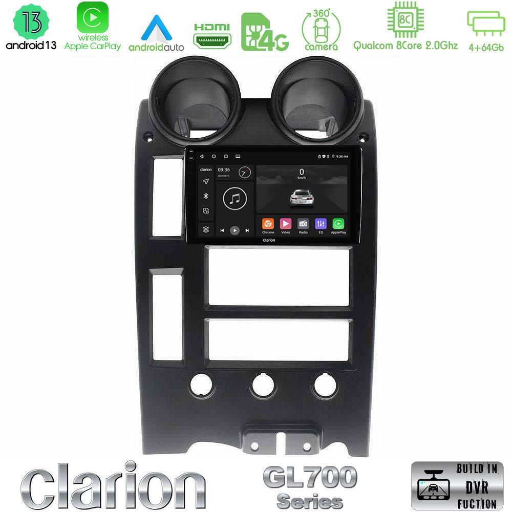Clarion GL700 Series Hummer H2 2002-2007 8Core Android13 4+64GB Navigation Multimedia Tablet 9" Με Carplay & Android Auto