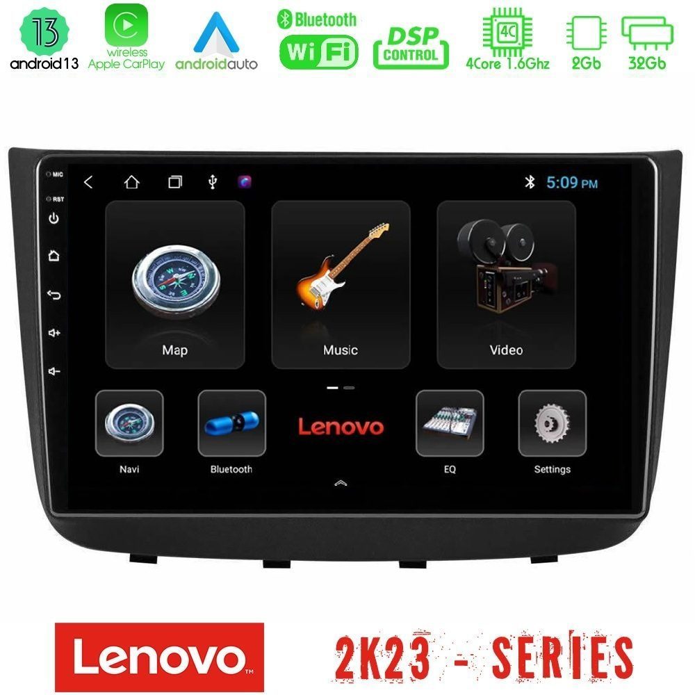 Lenovo Car Pad Mercedes Vito/Viano 2003-2006 4Core Android 13 2+32GB Navigation Multimedia Tablet 10"