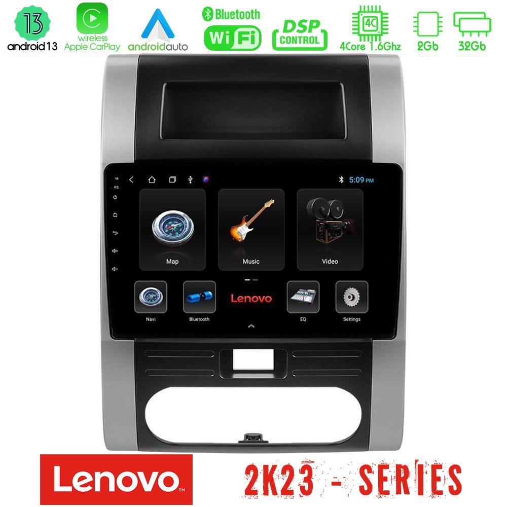 Lenovo Car Pad Nissan X-Trail T31 4Core Android 13 2+32GB Navigation Multimedia Tablet 10"