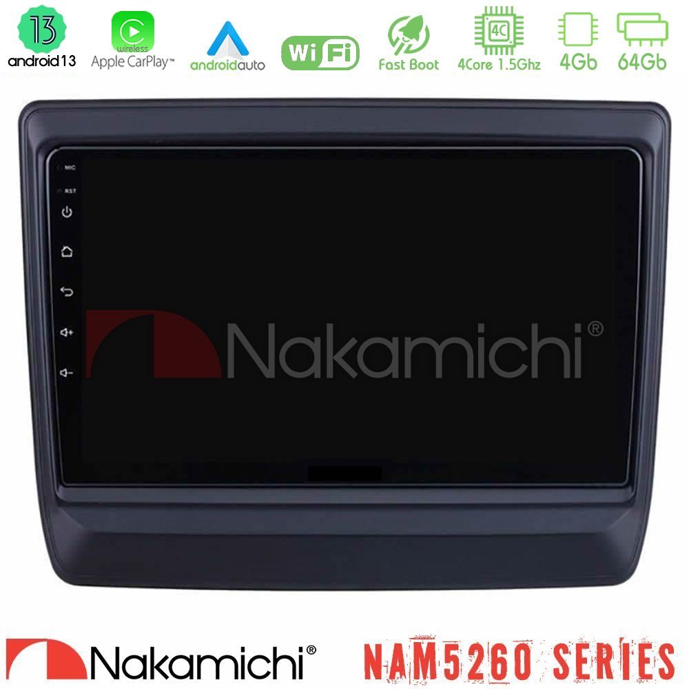 Nakamichi NAM5260 Series 4Core Android13 4+64GB Isuzu D-MAX 2020-2023 Navigation Multimedia Tablet 9" Με Carplay & Android Auto