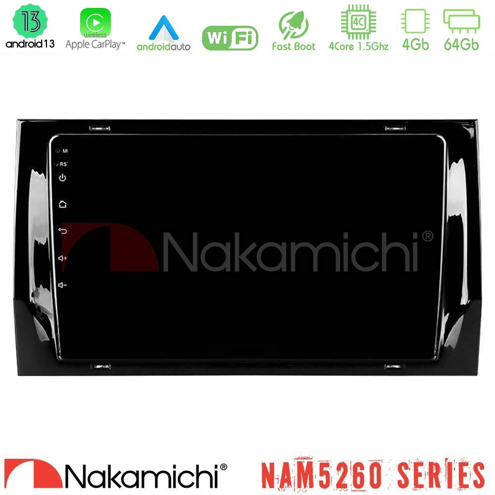 Nakamichi NAM5260 Series 4Core Android13 4+64GB Skoda Kodiaq/Karoq 2017-> Navigation Multimedia Tablet 10" Με Carplay & Android Auto