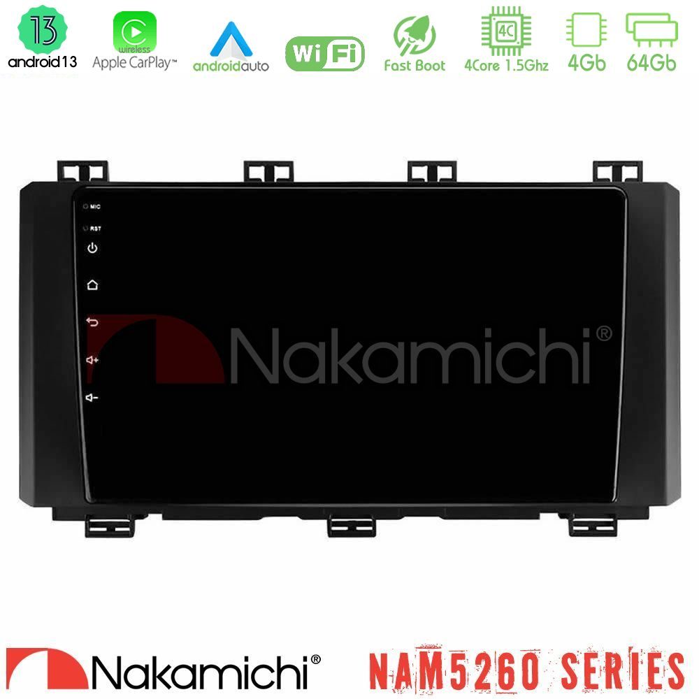 Nakamichi NAM5260 Series 4Core Android13 4+64GB Seat Ateca 2017-2021 Navigation Multimedia Tablet 9" Με Carplay & Android Auto