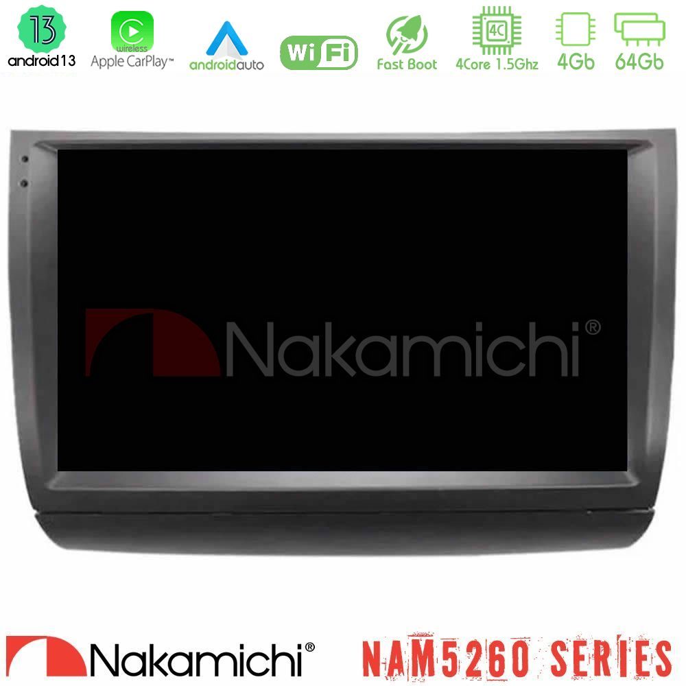 Nakamichi NAM5260 Series 4Core Android13 4+64GB Toyota Prius 2004-2009 Navigation Multimedia Tablet 9" Με Carplay & Android Auto
