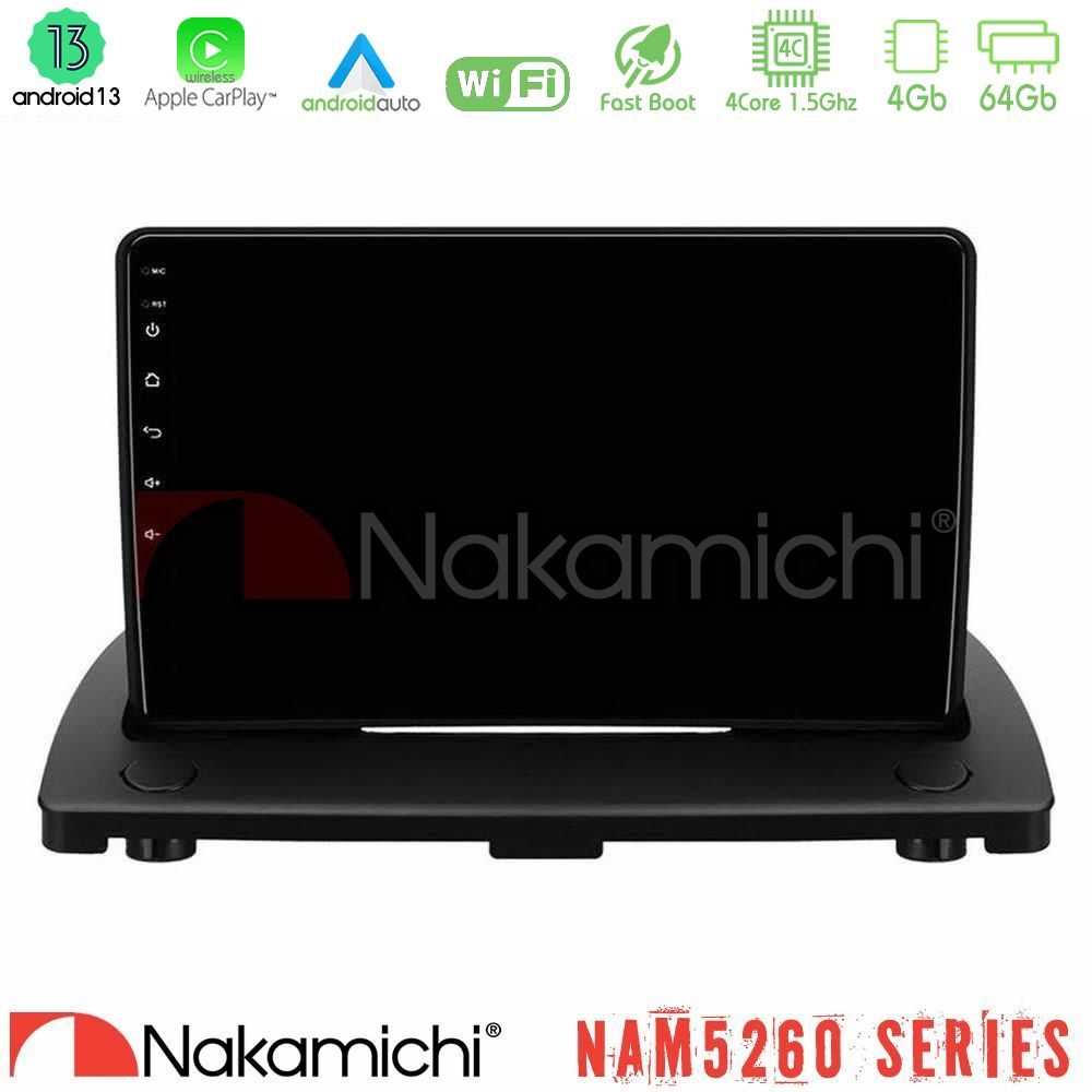 Nakamichi NAM5260 Series 4Core Android13 4+64GB Volvo XC90 2006-2014 Navigation Multimedia Tablet 9" Με Carplay & Android Auto