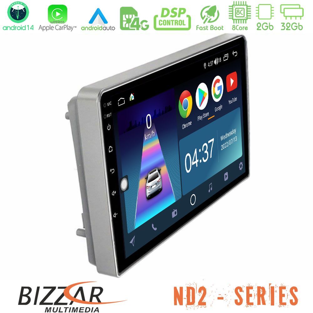 Bizzar ND2 Series 8Core Android14 2+32GB Opel Astra/Corsa/Antara/Zafira Navigation Multimedia Tablet 9" Με Carplay & Android Auto Bizzar ND2 Series 8Core Android14 2+32GB Opel Astra/Corsa/Antara/Zafira Navigation Multimedia Tablet 9" Με Carplay & Android Auto