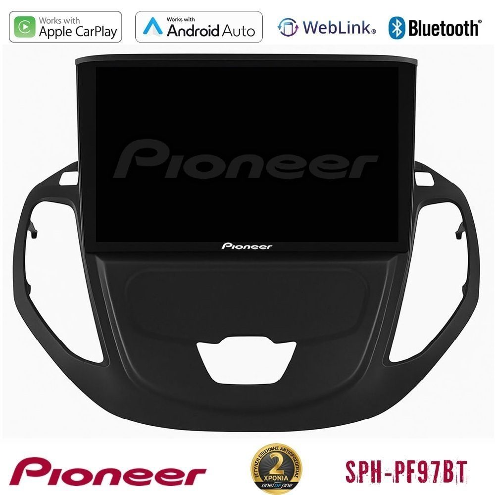 Pioneer SPH-PF97BT Series Ford Transit Courier 2015-2023 Multimedia Station 9" (Tablet Style) Με Carplay & Android Auto