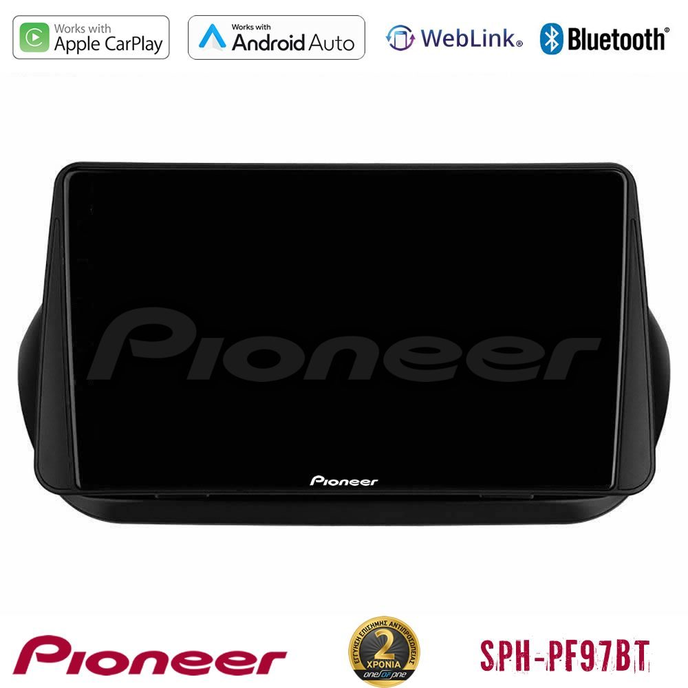 Pioneer SPH-PF97BT Series Fiat Fiorino/Citroen Nemo/Peugeot Bipper Multimedia Station 9" (Tablet Style) Με Carplay & Android Auto